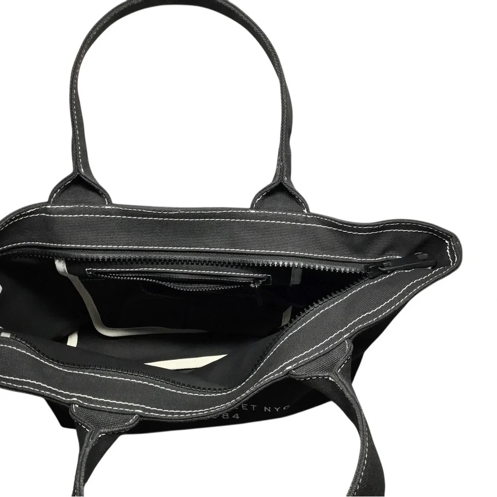 Marc Jacobs Black Canvas Logo Tote